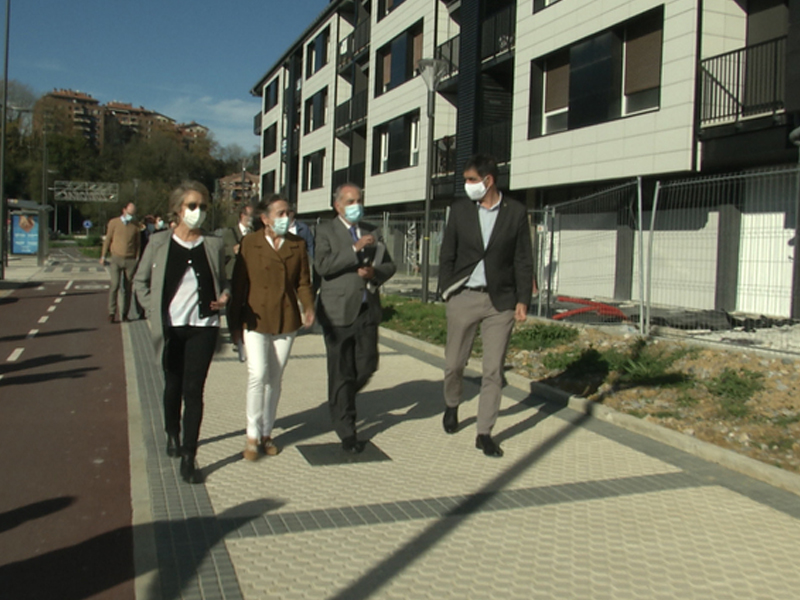 Finalizada la rehabilitación energética de las viviendas del barrio de Txomin Enea de San Sebastián
