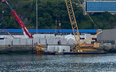 Hanson-HeidelbergCement Group utiliza en el Puerto de Bermeo un hormigón preparado con menor huella de carbono del mercado