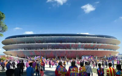 El diseño del futuro estadio del Camp Nou, obra de IDOM y b720, premiado en los International Architecture Award 2023