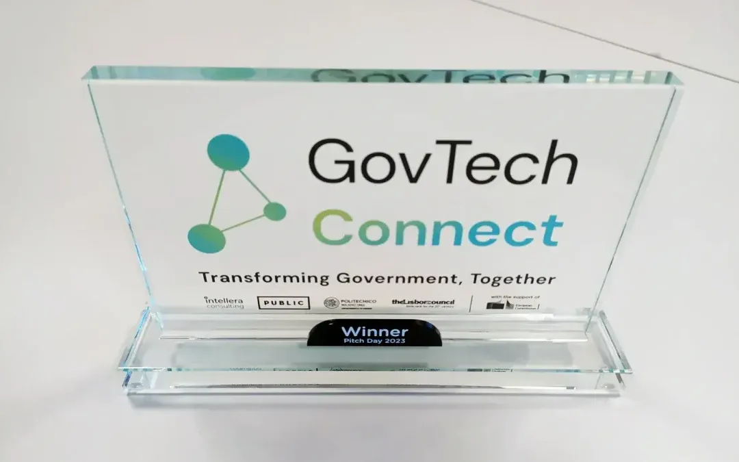 Premio en el programa GovTech Connect de la Comisión Europea