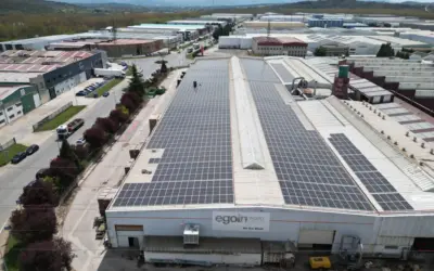 Egoin convierte las cubiertas de sus plantas productivas en grandes instalaciones fotovoltaicas