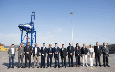 El Puerto de Bilbao incorpora la grúa super post panamax más grande del Arco Atlántico